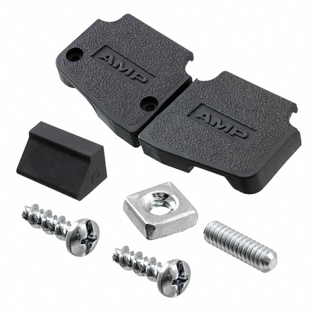 5206390-1 TE Connectivity AMP Connectors  Capots de connecteurs D-Sub en forme de D